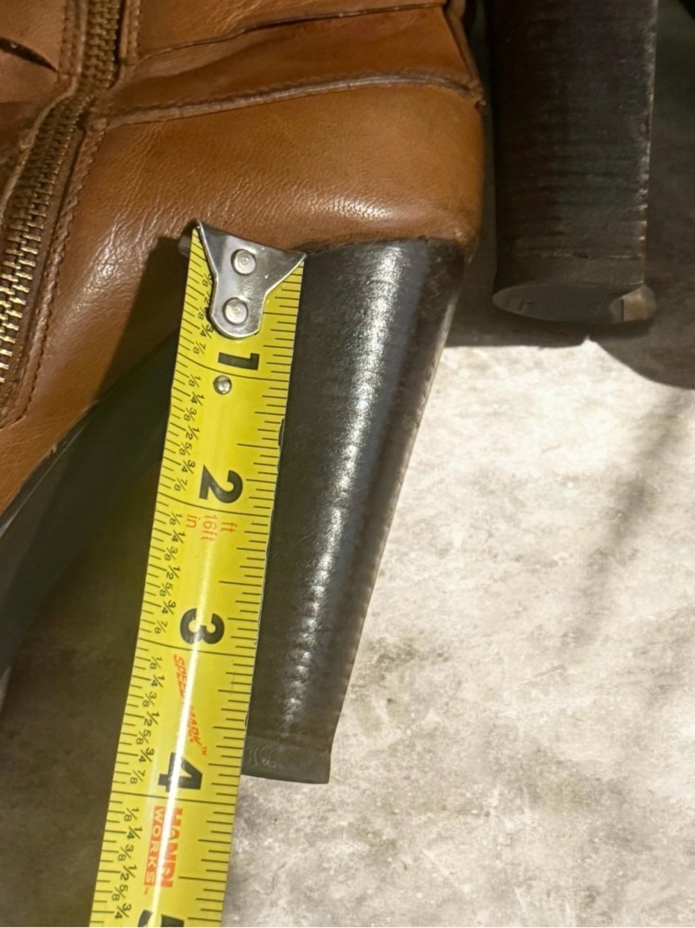 Michael Kors Cognac Wrap-Strap High Heel Boots - Picture 4 of 7